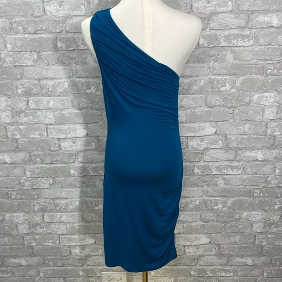 A New Day Ruched Knit One Shoulder Mini Dress - Picture 5 of 7